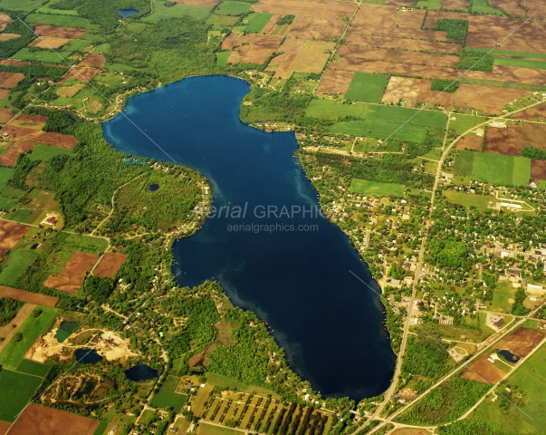 Jordan Lake in Barry County, Michigan